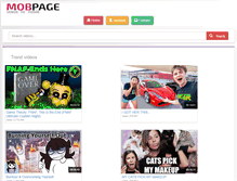 Tablet Screenshot of mobpage.com